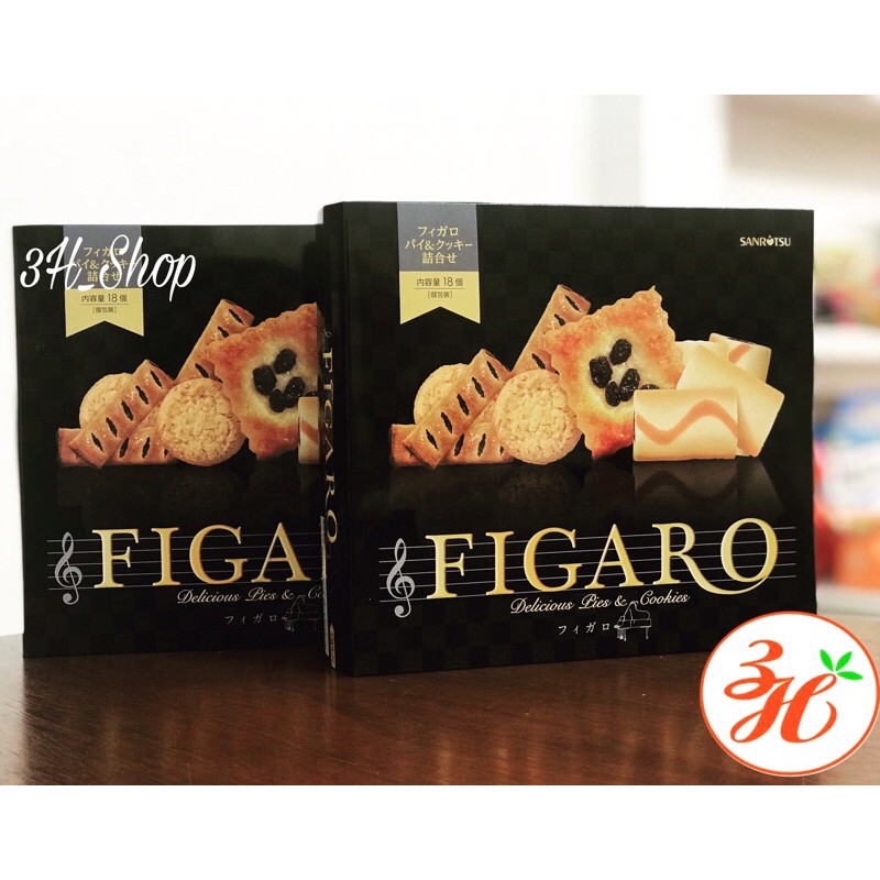 Bánh hộp FIGARO hôp trung date T5/23 - Nhật Bản