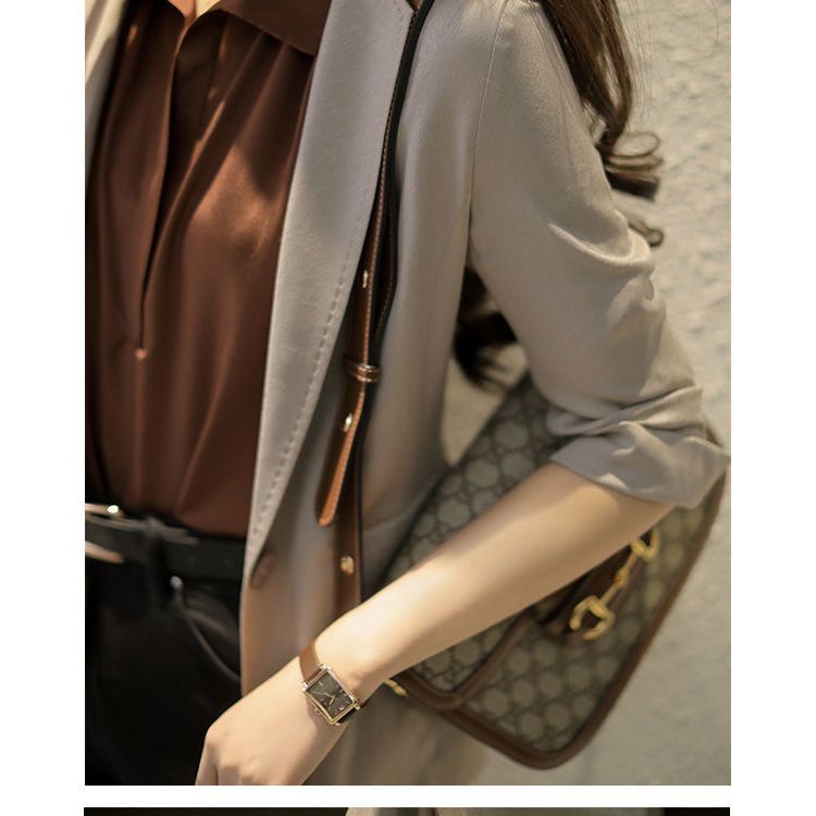 Áo Khoác Vest Tay Lửng Dáng Ôm Thời Trang Mùa Hè Sang Trọng Cho Nữ