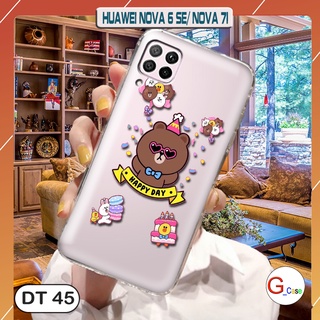 Ốp lưng dẻo HUAWEI NOVA 6SE / NOVA 7I  - in hình