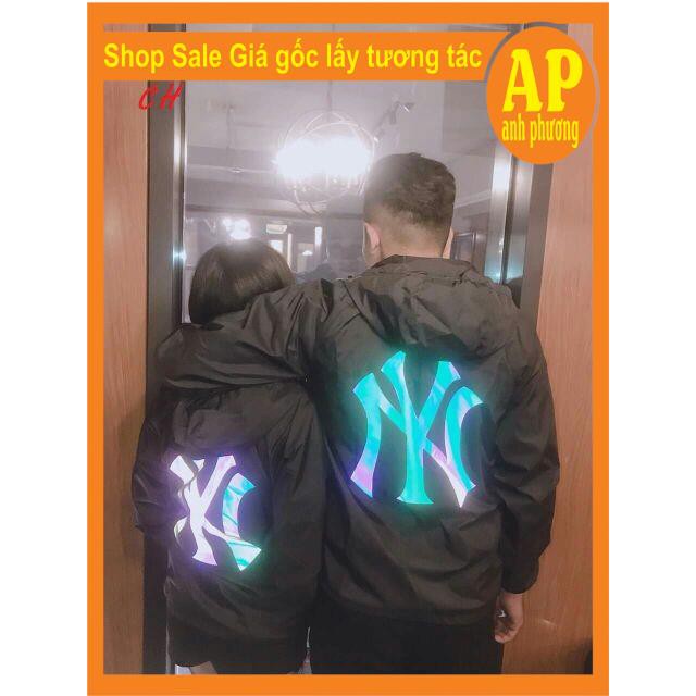 Áo khoác gió N Y phản quang bảy màu | BigBuy360 - bigbuy360.vn