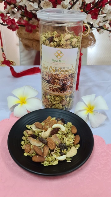 500gr Granol siêu hạt sấy mật ong( mật ong trà xanh, mật ong socola, mật ong nguyên vị- sấy tại xưởng Havi Farm) | BigBuy360 - bigbuy360.vn
