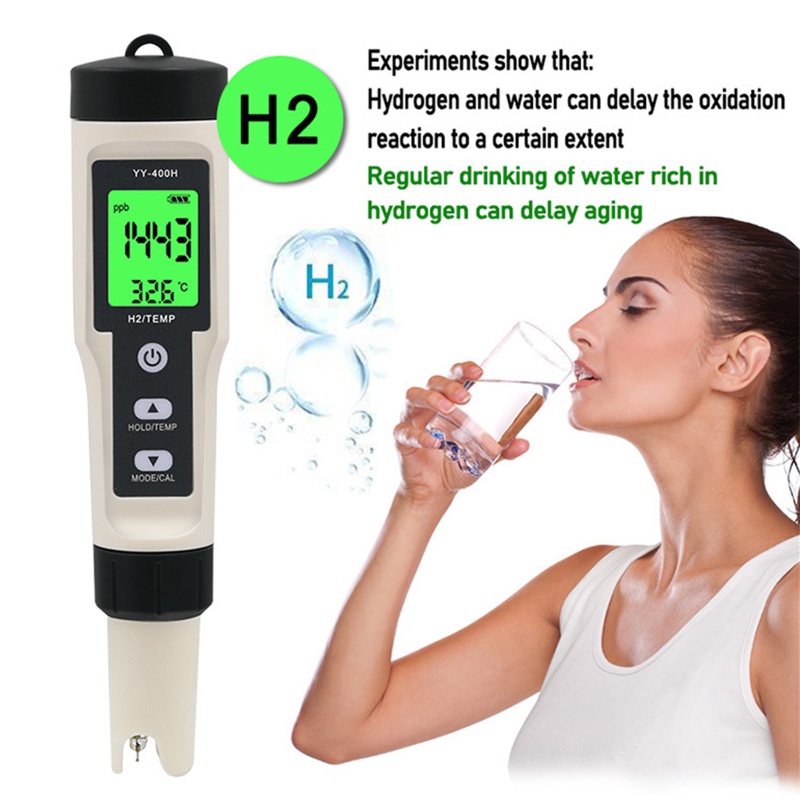 Đồng Hồ Đo Nhiệt Độ Nước 2 Trong 1 H2