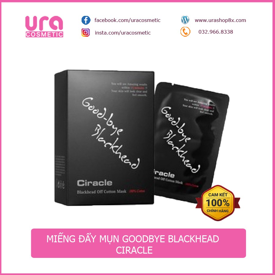 Miếng đẩy mụn goodbye blackhead ciracle