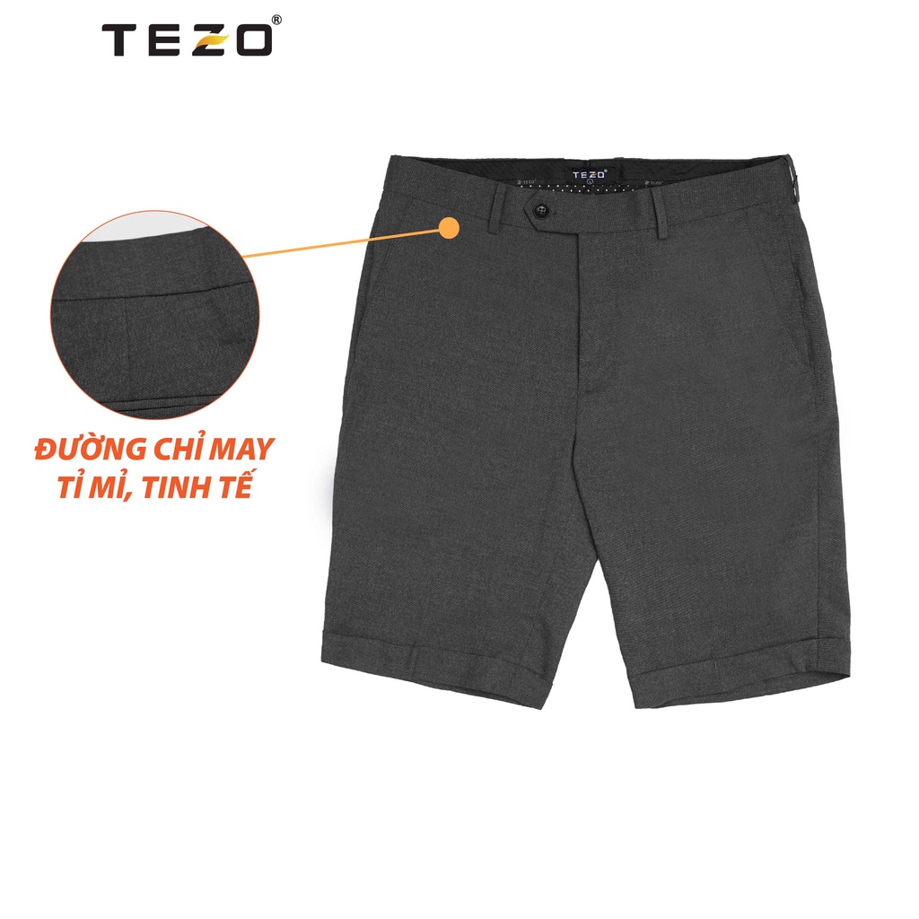 Quần ngố vải Tezo dáng thể thao phong cách năng động 2201QNVB02