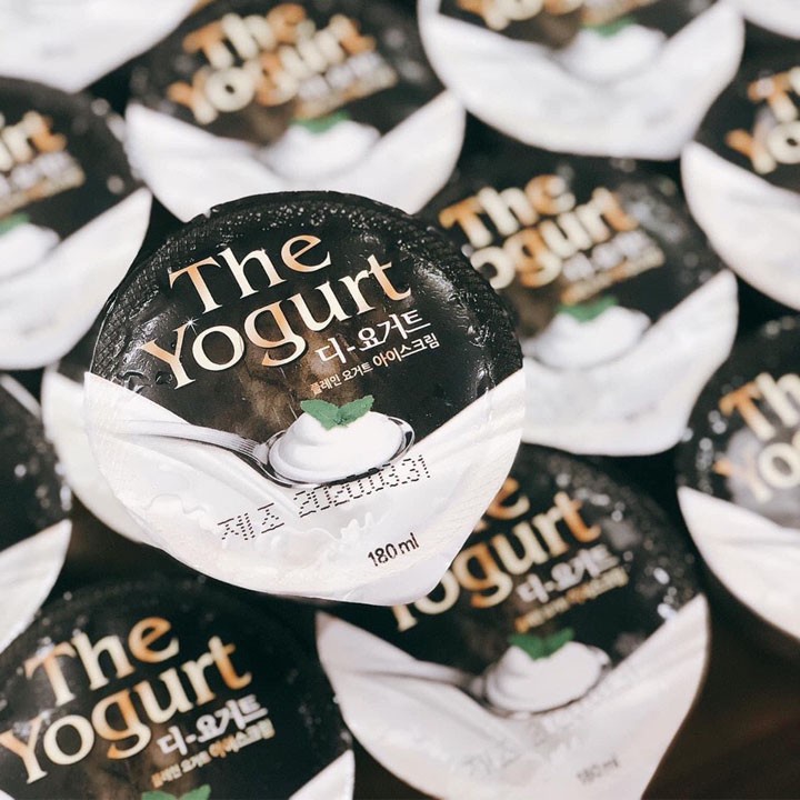THÙNG 24 HŨ Kem sữa chua The Yogurt Lavelee Hàn Quốc hũ 180ml