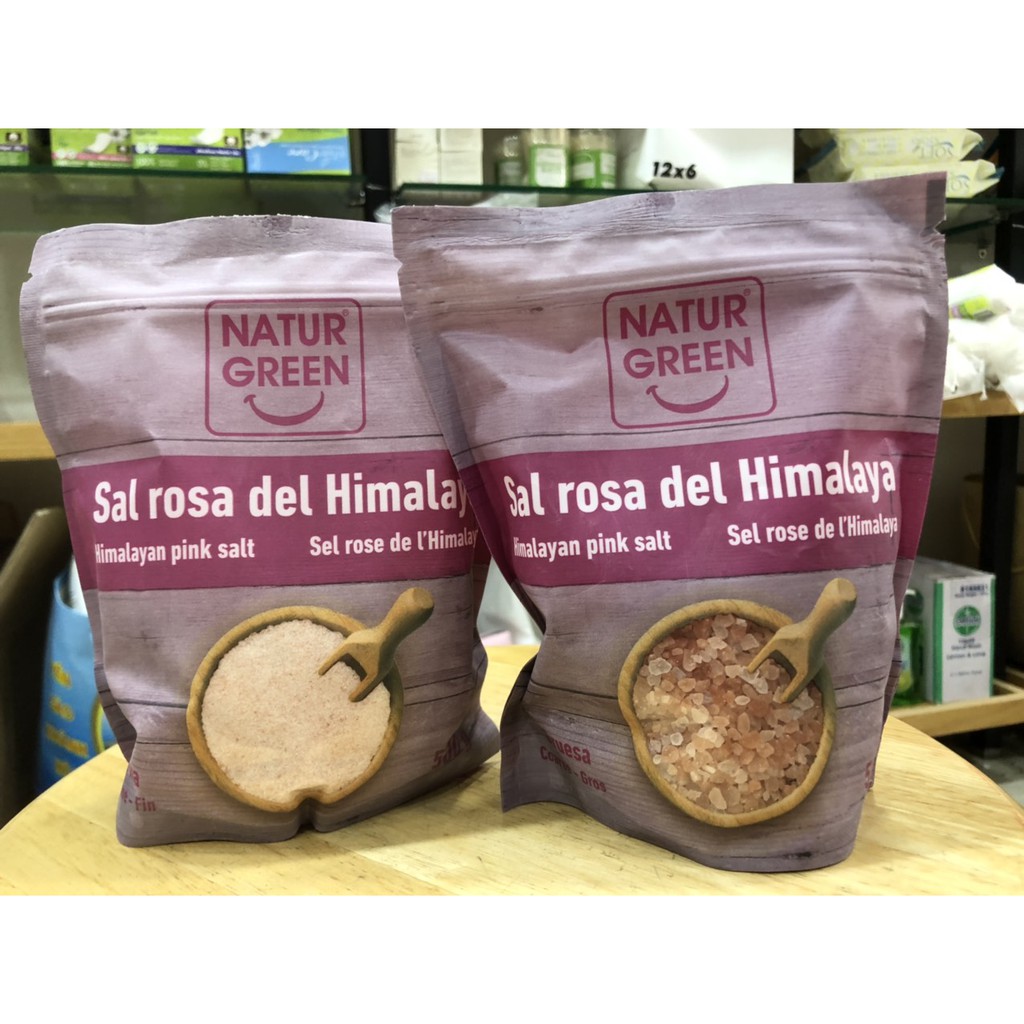 Muối hồng Himalaya NaturGreen 500g