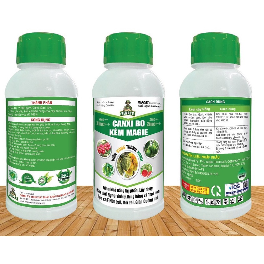 PHÂN BÓN CANXI BO KẼM MAGIE 500ML: TĂNG KHẢ NĂNG THỤ PHẤN, LẤY NHỤY,HẠN CHẾ RỤNG SINH LÝ, HẠN CHẾ NỨT TRÁI,THỐI TRÁI