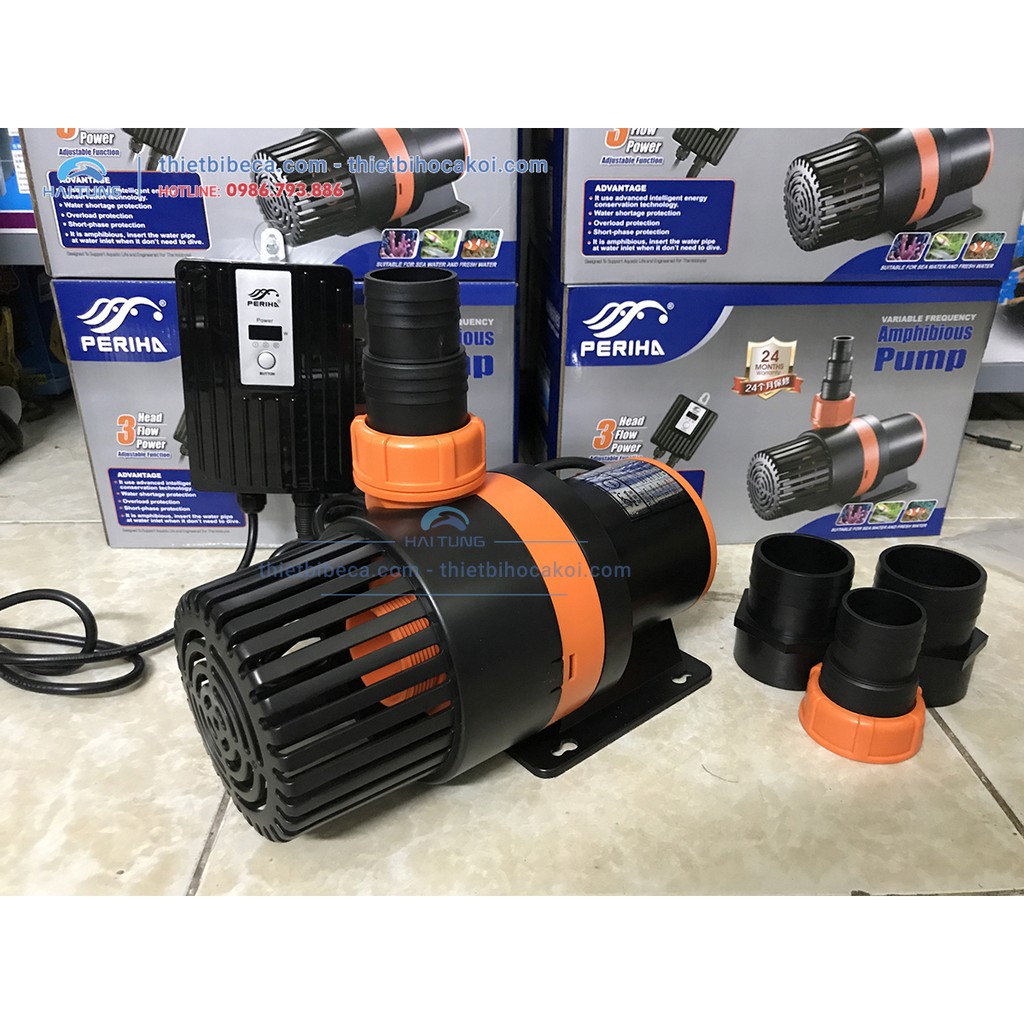 Bơm Siêu Tiết Kiệm Điện PERIHA PB 5000 - PB 25000, Bơm Lọc, Đẩy Thác Dành Cho Bể Cá Cảnh, Hồ Koi