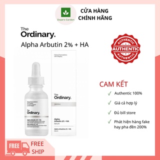 Tinh chất dưỡng trắng Alpha Arbutin 2% + HA - The Ordinary