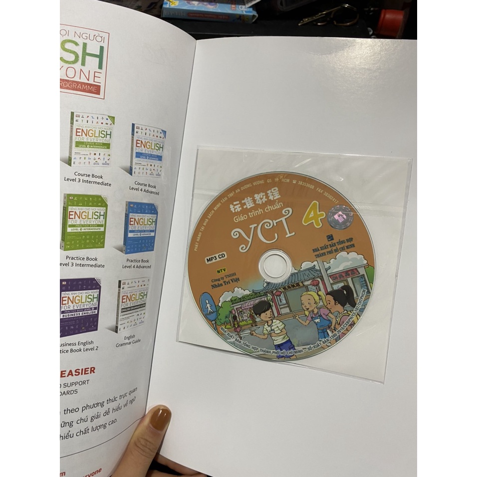 Sách - Giáo trình chuẩn YCT 4 + Kèm đĩa CD