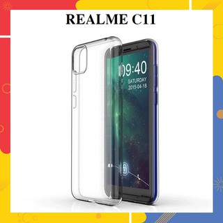 Ốp điện thoại silicon TPU mềm trong suốt dành cho Realme C11 Hàng Loại 1