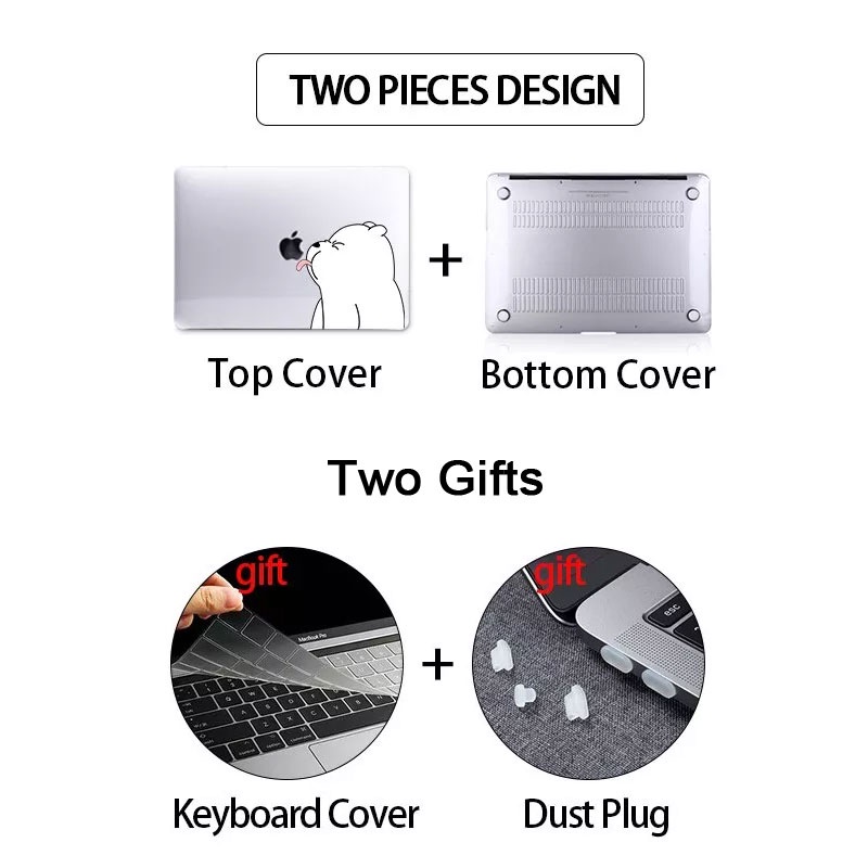 Vỏ Bảo Vệ Laptop Apple Macbook Mac book Air M2 Pro 13.3 Retina New Touch Bar 11 12 13 15 inch 13.3 inch 2022