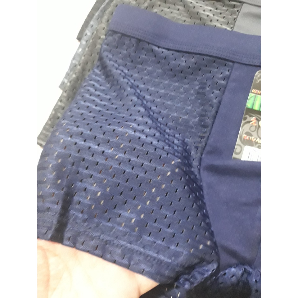 Quần sịp đùi LƯỚI THÔNG HƠI xuất Nhật cạp to quần lót nam thoáng mát BIGSIZE 1xl 2xl 3xl tu 50kg đến 70kg 80kg