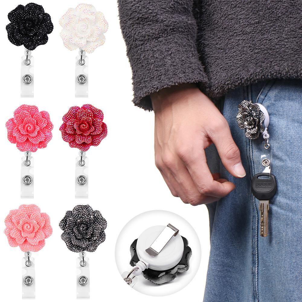Giá Đỡ Kẹp Huy Hiệu Màu Cầu Vồng Có Thể Thu Gọn Chống Thất Lạc Tiện Dụng
