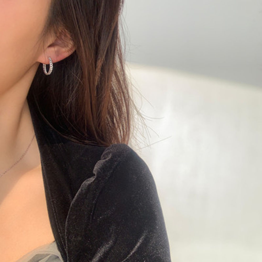 Bông Tai Dây Xích Dáng Dài Phong Cách Âu Mỹ