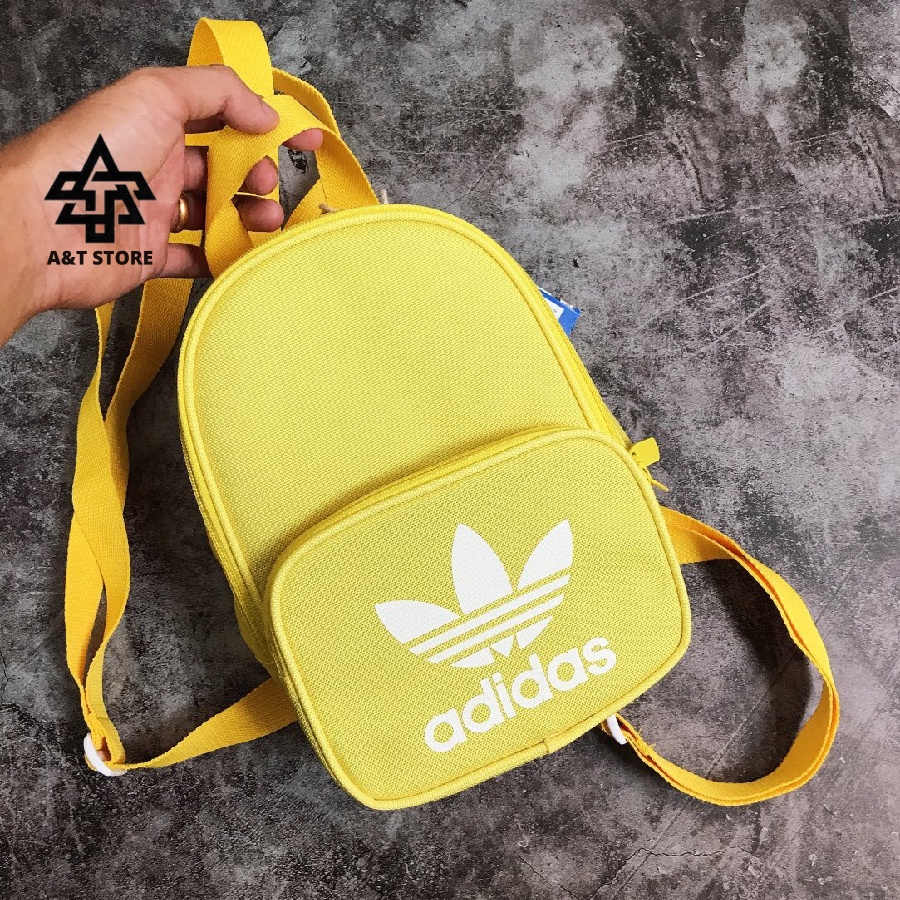 [ XẢ LỖ ] Balo Mini Adidas Santiago Yellow Mini Backpack Full Tag Code