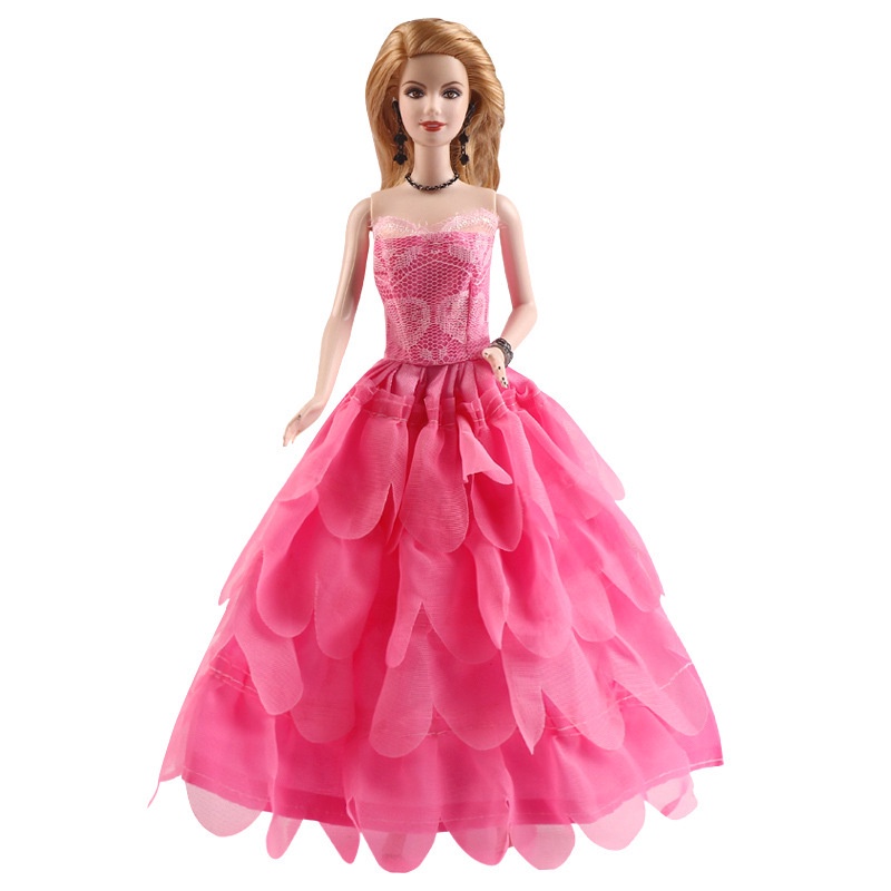 Quần áo đồ chơi trẻ em, quần áo barbie, váy búp bê cô gái 30cm TTD113