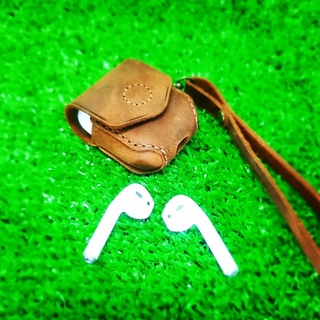 BAO DA AIRPODS 2, NÚT NAM CHÂM (DA THẬT)