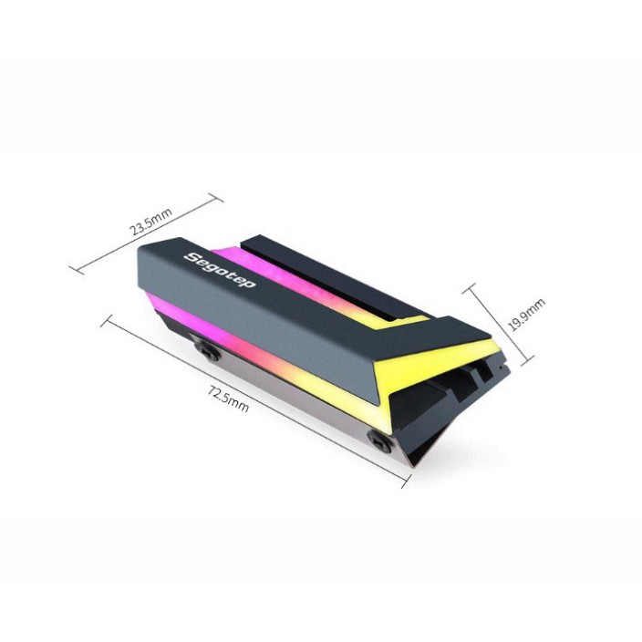 💥  Tản nhiệt SSD M2 Segotep Led RGB dùng cho ổ SSD M2 chuẩn 2280 Coolmoon