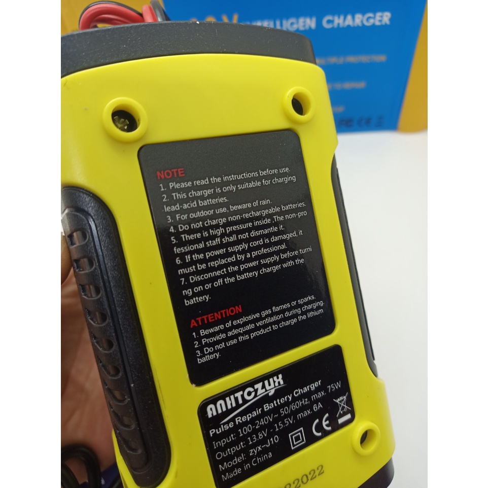 Máy sạc bình acquy 12v tự ngắt, sạc bình acquy 12v từ 4ah - 100ah cho xe máy và ô tô.