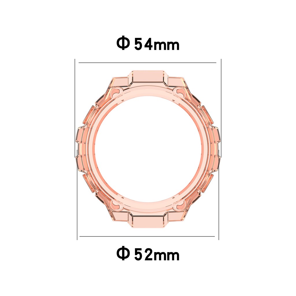 Dây Đeo Thay Thế Chất Liệu tpu Silicon Màu Trong Suốt Cho Amazfit T-Rex Pro A1918