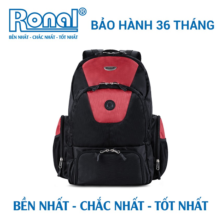 Ba Lô Ronal BL53 - Đen phối đỏ