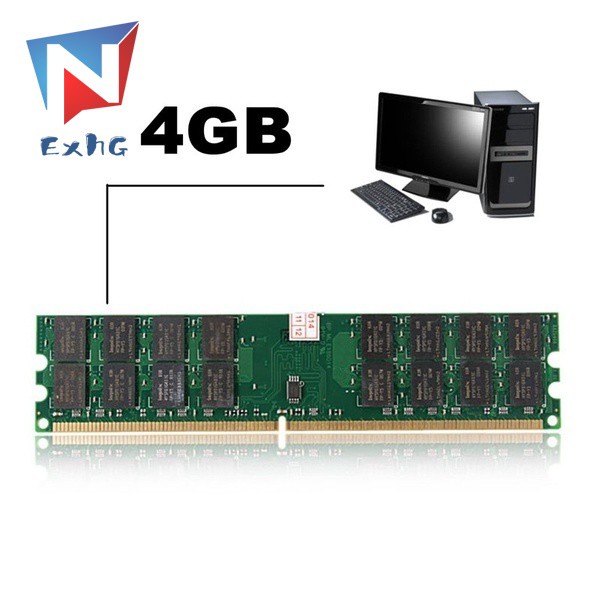 Thanh RAM 4GB DDR2 800MHZ PC2-6400 240 chân cho hệ thốn thumbnail