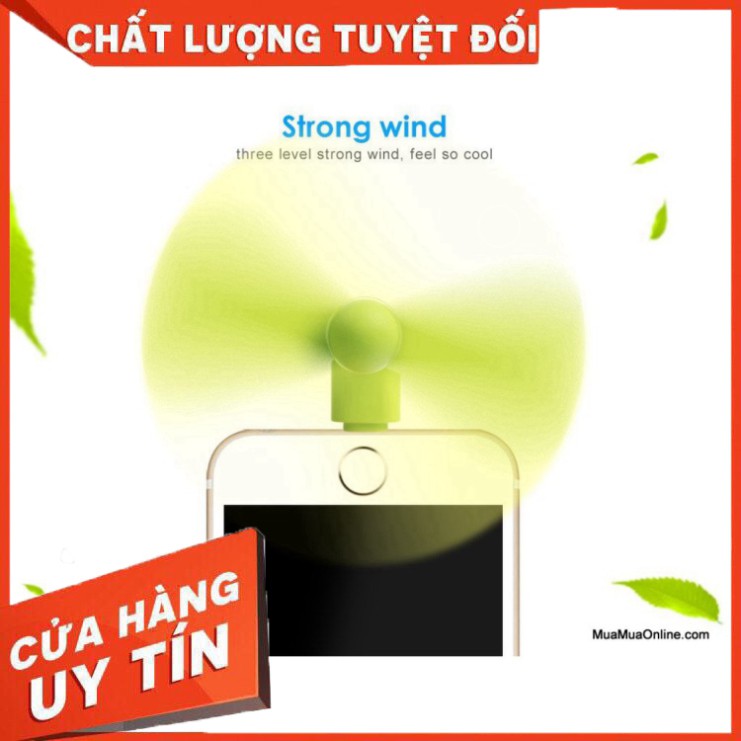 [SALE] Quạt 2 Cánh Mini Cắm Nguồn Iphone