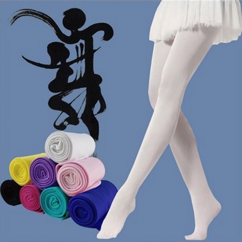 Quần Tất Dài Bằng Nhung Màu Sắc Kẹo Ngọt Dành Cho Bé Gái