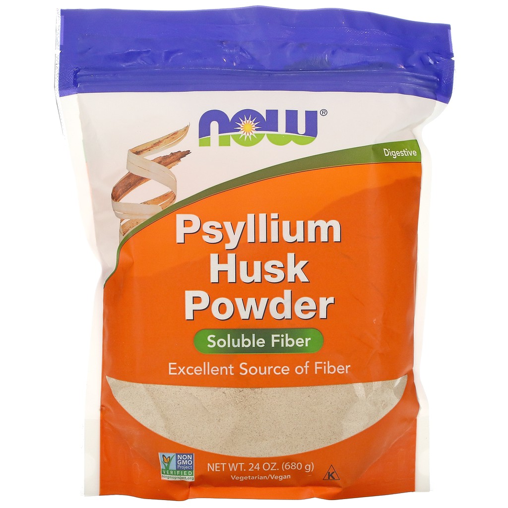 Nguyên túi 680g Bột Vỏ Hạt Mã Đề làm bánh Keto/LowCarb (loại bột xay mịn Psyllium Husk Powder)