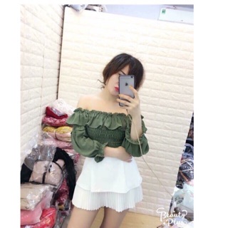 Váy quần dập ly