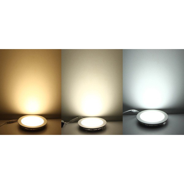 Đèn led âm trần siêu mỏng 3 chế độ 6W,9W,12W - ĐÈN LED ÂM TRẦN 3 MÀU - BẢO HÀNH 2 NĂM