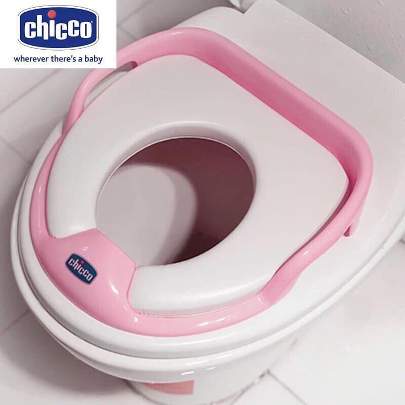 [Mã 267FMCGSALE giảm 8% đơn 500K] Bệ Thu nhỏ bồn cầu Chicco chính hãng,lót bồn cầu cho bé