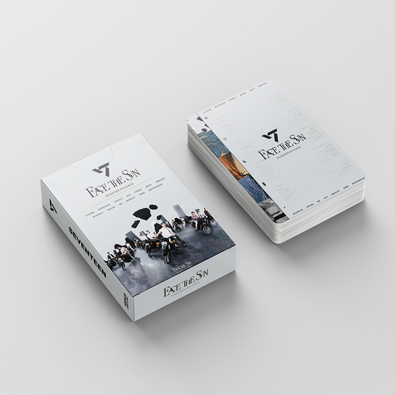 Hộp 55 Thẻ Hình Thành Viên Nhóm Nhạc Seventeen