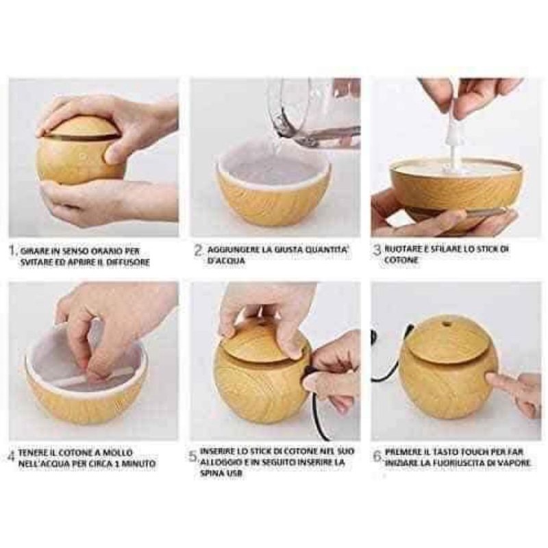 MÁY XÔNG TINH DẦU VÂN GỖ TẶNG TINH DẦU