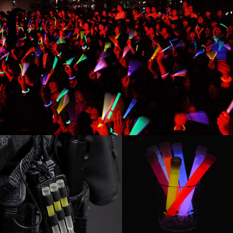 VN  Set 10 Que Đèn 6 Inch Phát Sáng Khẩn Cấp Tiện Dụng