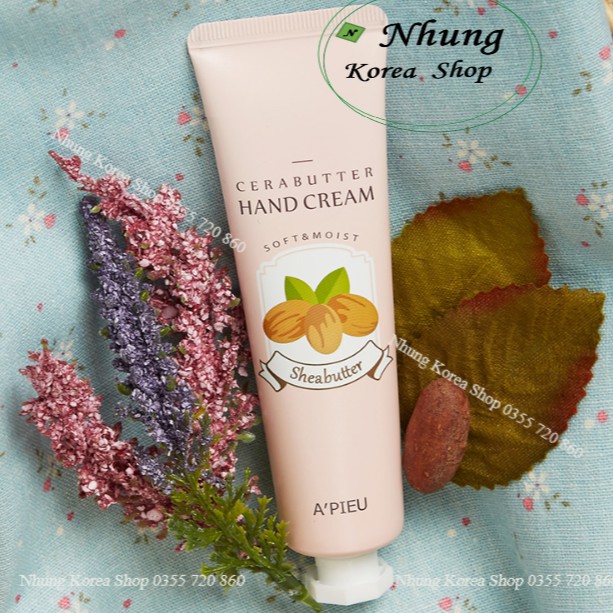 (Đủ bill) Kem Dưỡng Tay A'Pieu Cerabutter Hand Cream (Shea Butter) 35ml chính hãng