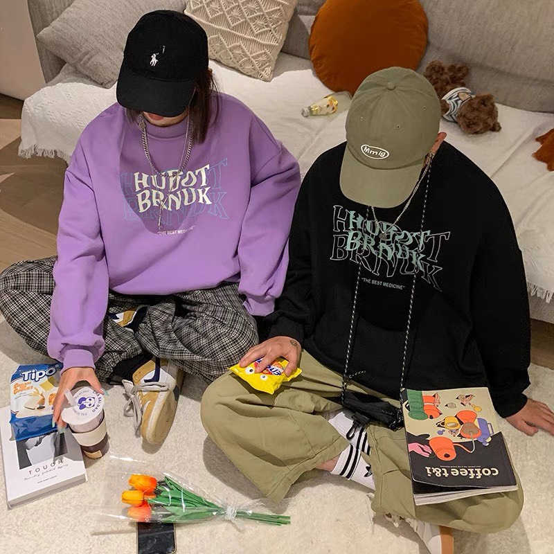 [ Mã 12FASHIONSALE1 giảm 10K đơn 50K ] Áo sweater nỉ nam nữ form rộng chất dày dặn hàng đẹp SWE09 | BigBuy360 - bigbuy360.vn