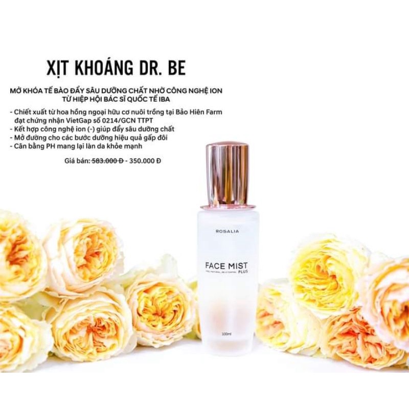 Xịt khoáng hoa hồng Rosalia