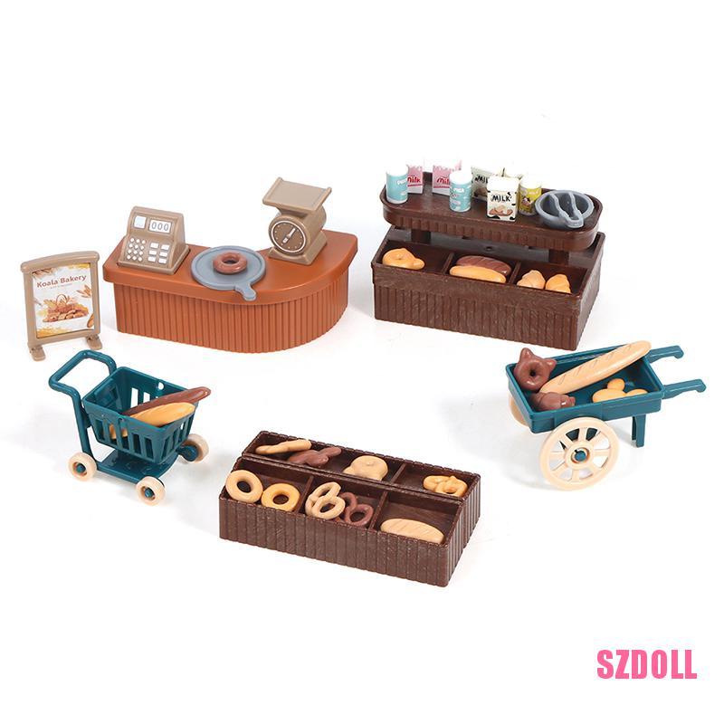 Đồ Chơi Nhà Búp Bê Bánh Mì Sữa Bánh Mì Mini Dễ Thương DOM