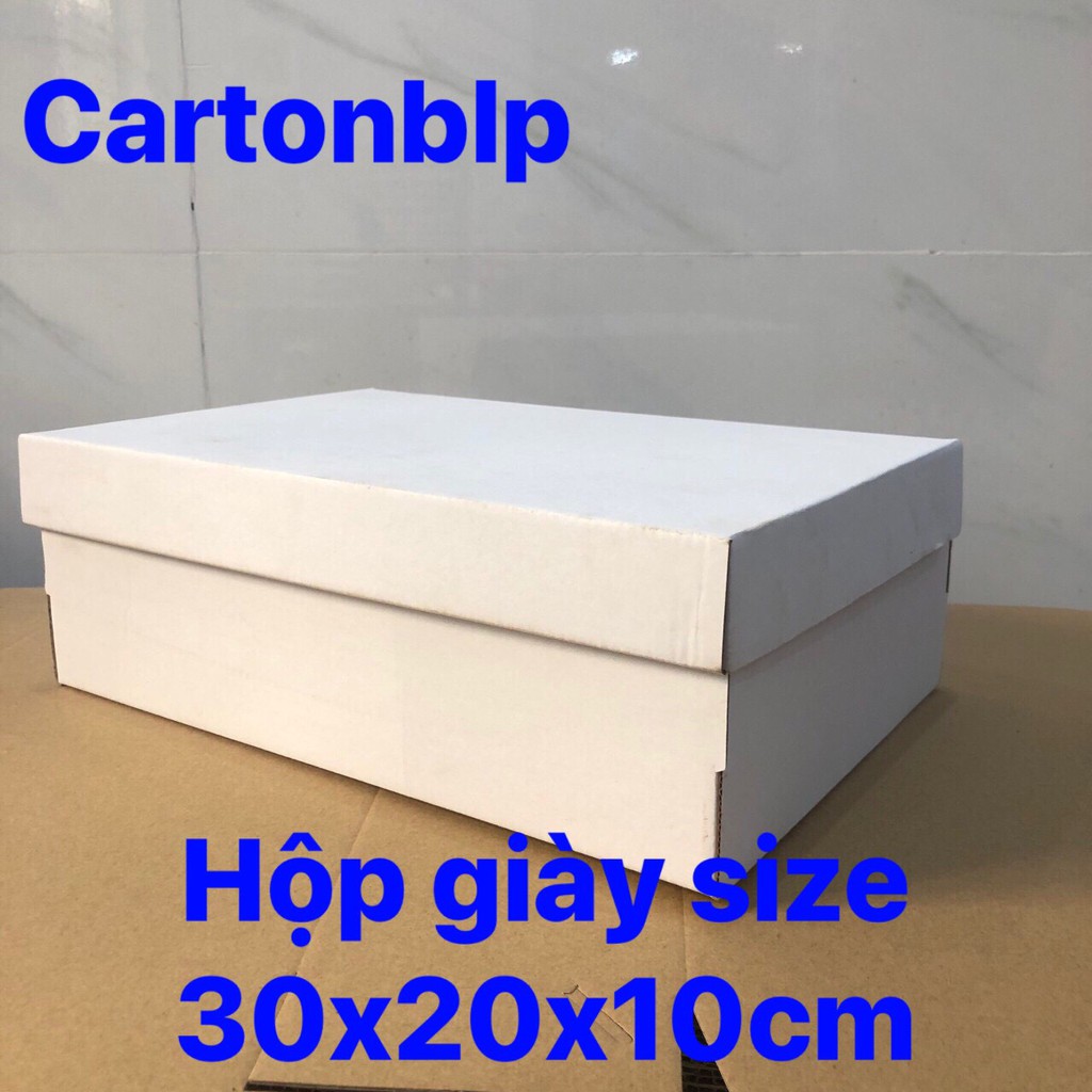 60 Hộp giày 30x20x10 cm đựng giày, quần áo, phụ kiện