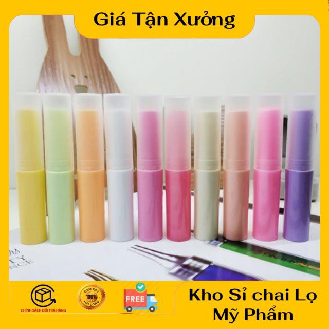 [TRÙM SỈ] Vỏ son dưỡng đổ trực tiếp 4g , vỏ son handmade , phụ kiện du lịch