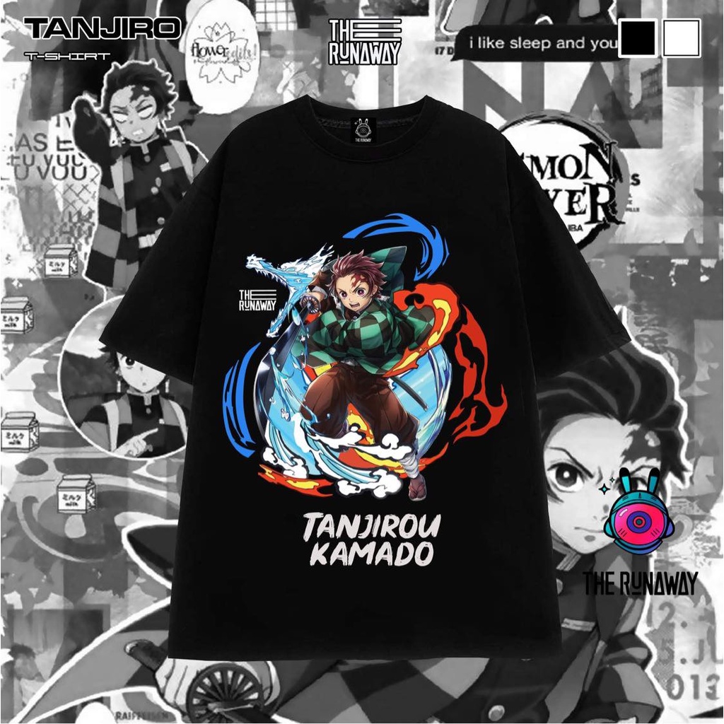 Áo phông Kimetsu No Yaiba : Kamado Tanjiro 100% Cotton Nam / Nữ by The Runaway