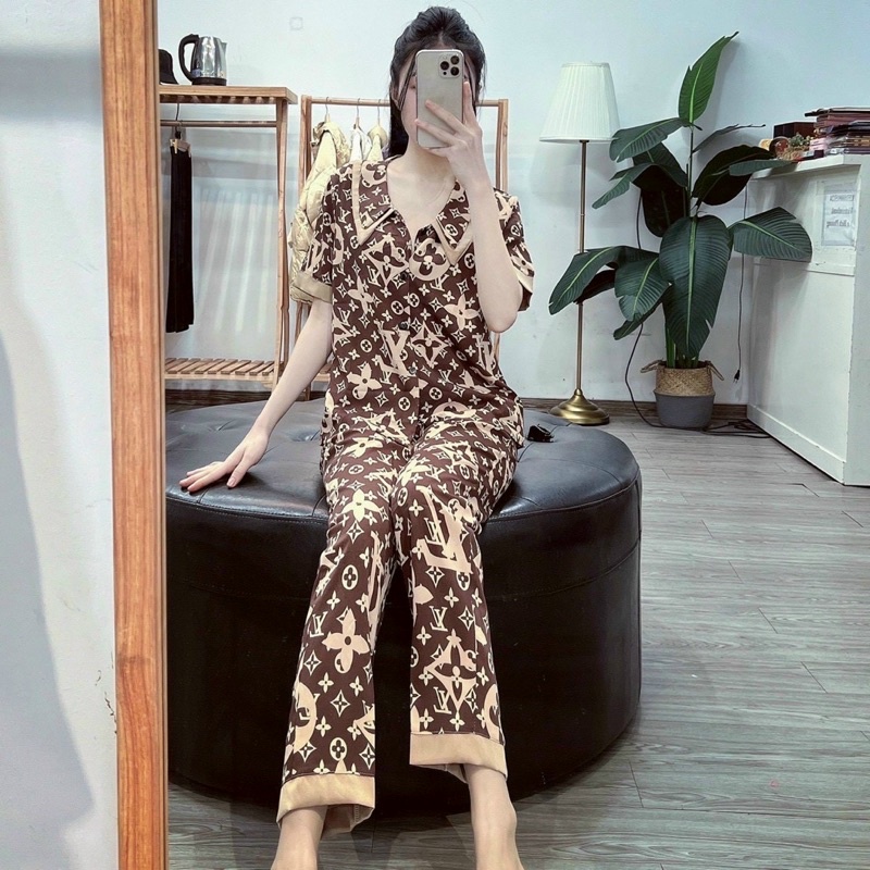 BỘ PIJAMA NỮ LỤA NHẬT CỔ NHỌN HÀNG THIẾT KẾ