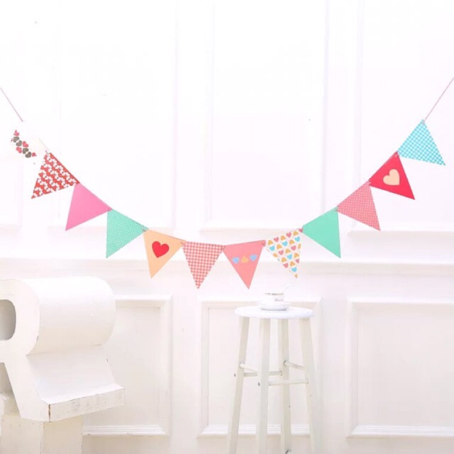 🍭Dây cờ trang trí siêu dễ thương🍭