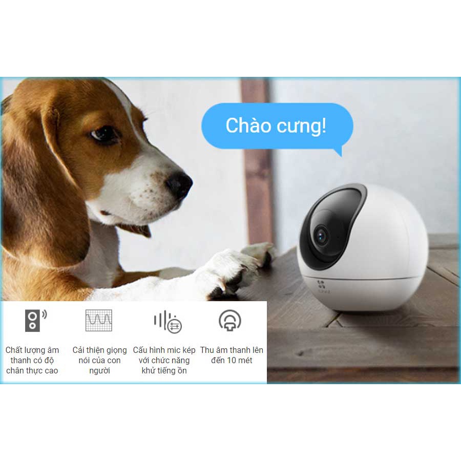 Camera WIFI Trong Nhà EZVIZ H6 3K 5MP, C6 4M 2K+ Pro, SmartHome, , Xoay 360, Siêu Nét