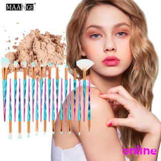 Bộ 20 cọ trang điểm má hồng và phấn nền maange