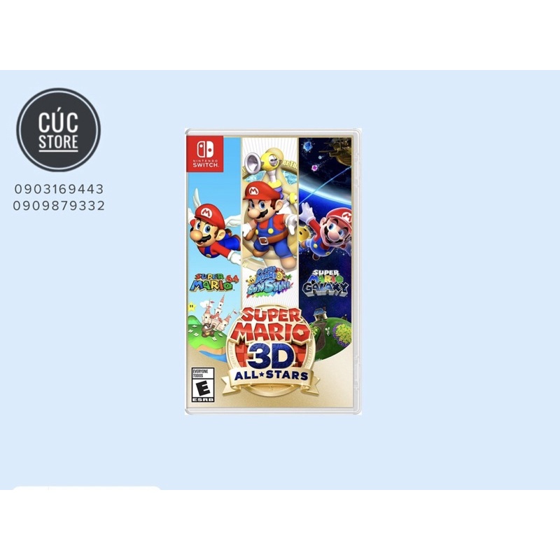 Băng chơi game Nintendo Switch: Super Mario 3D All Stars