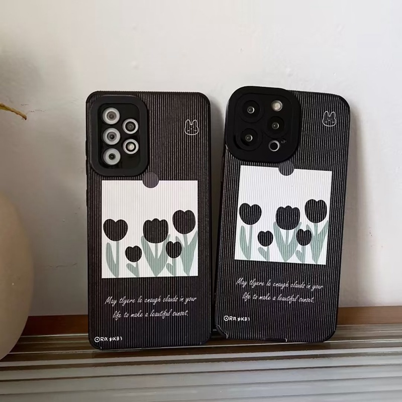 Ốp Điện Thoại Mềm Hình Hoa Tulip Cho Xiaomi Mi 12 Pro Poco X3 NFC M4 Pro X3 GT M3 Pro Redmi 10C 10 Note 11 Pro 11s 10 10s 9 9s 8 Pro 9T 9A 9C