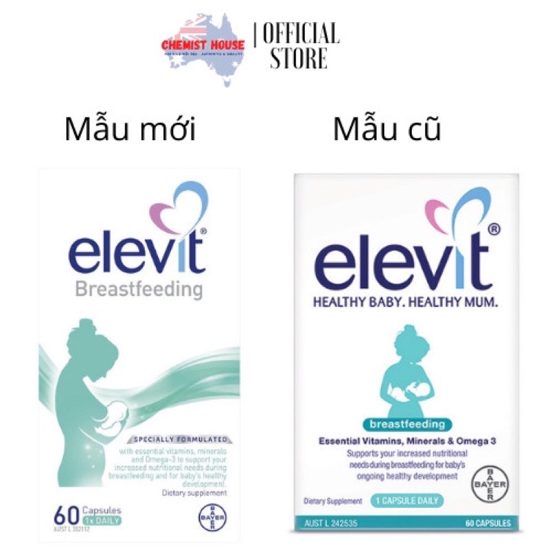 [Hàng Chuẩn ÚC] Elevit Breastfeeding - Viên uống lợi sữa cho Mẹ sau sinh, Elevit bú date 2022-2023
